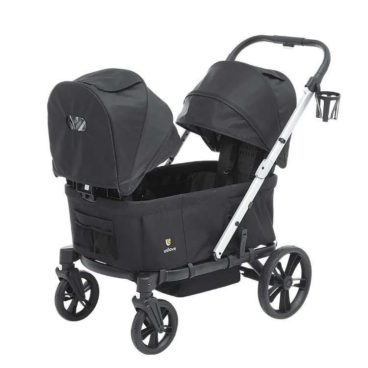 英國 unilove Trio Trolly多地型全能手推車【金寶貝】單人推車 雙人推車 露營推車 寶寶推車 二寶推車-細節圖3