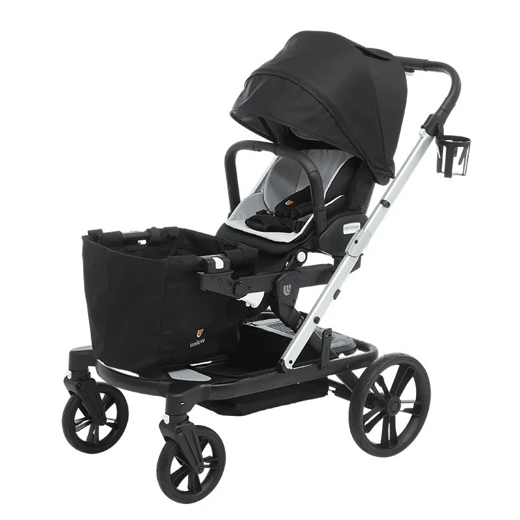 英國 unilove Trio Trolly多地型全能手推車【金寶貝】單人推車 雙人推車 露營推車 寶寶推車 二寶推車-細節圖6