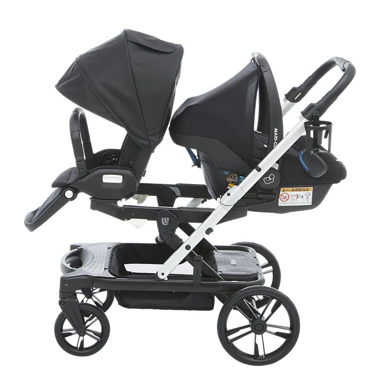 英國 unilove Trio Trolly多地型全能手推車【金寶貝】單人推車 雙人推車 露營推車 寶寶推車 二寶推車-細節圖8