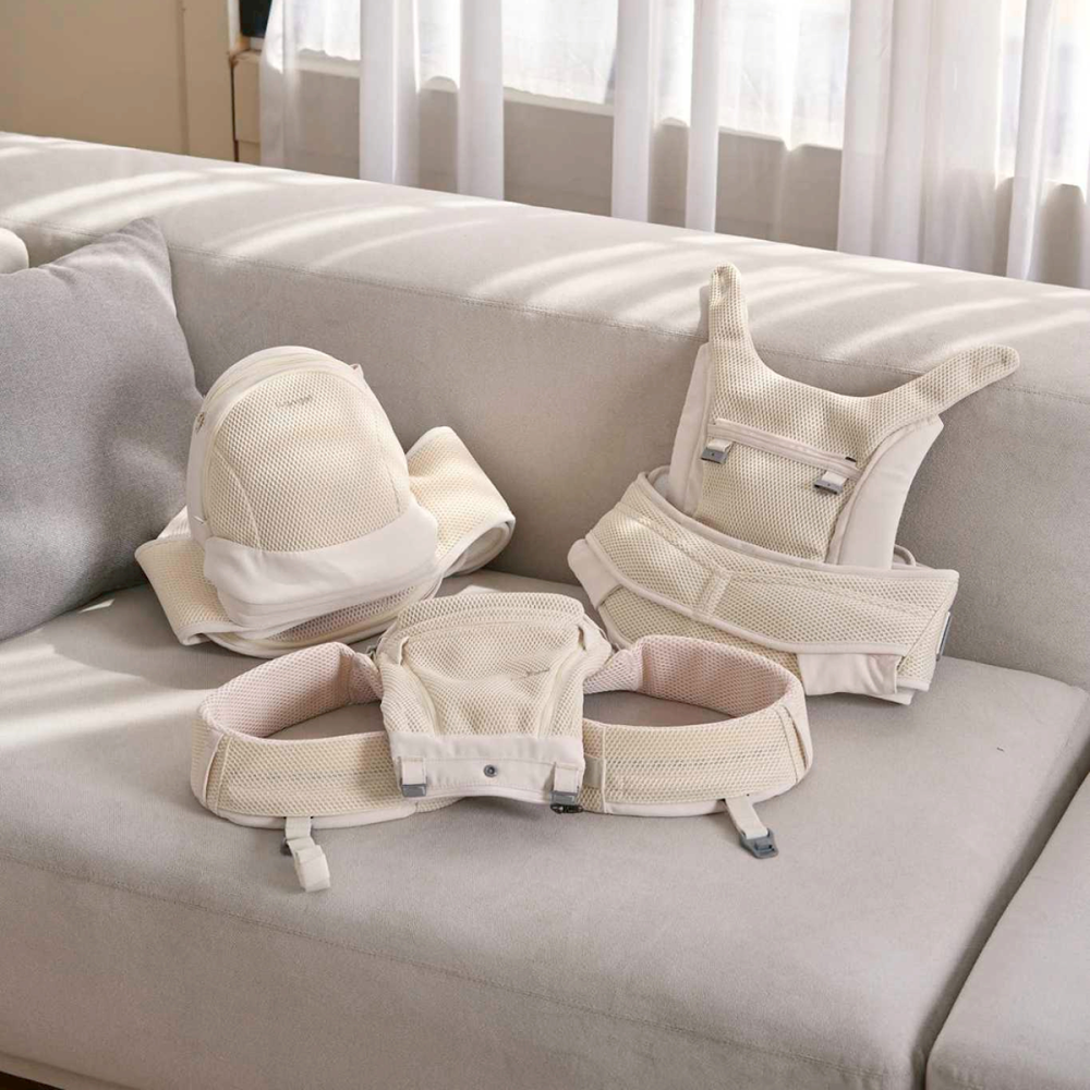 韓國 i-angel Dr.Dial Fold air All-in-one 嬰兒揹帶(透氣款)【金寶貝】-細節圖6