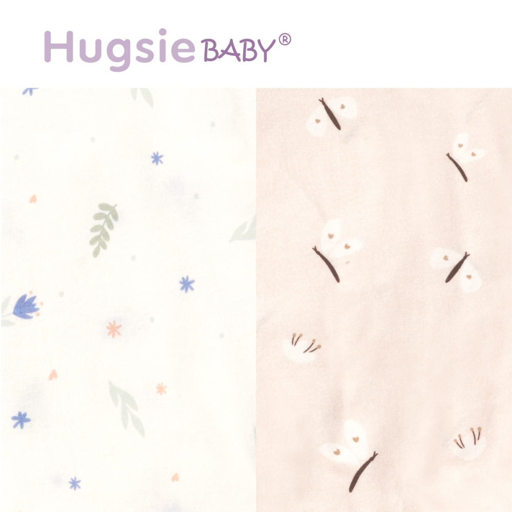 好喜 Hugsie BABY靜音袋鼠包巾-歐風小徑(竹纖維款) 【金寶貝 229314】嬰兒包巾 懶人包巾-細節圖4