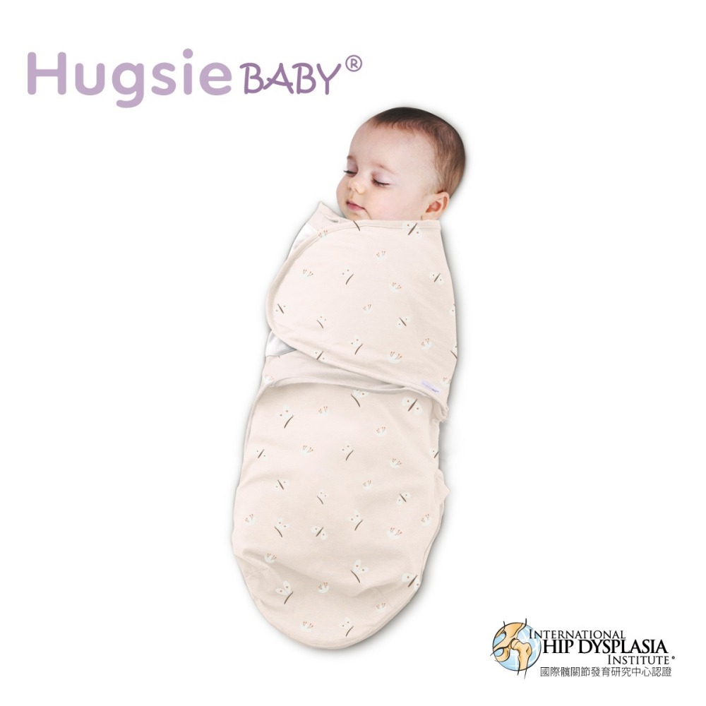 好喜 Hugsie BABY靜音袋鼠包巾-歐風小徑(竹纖維款) 【金寶貝 229313】嬰兒包巾 懶人包巾-細節圖2