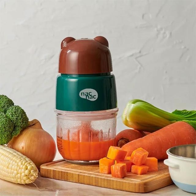 nac nac副食品磨泥調理機-台灣黑熊版【金寶貝 229186 】-細節圖3