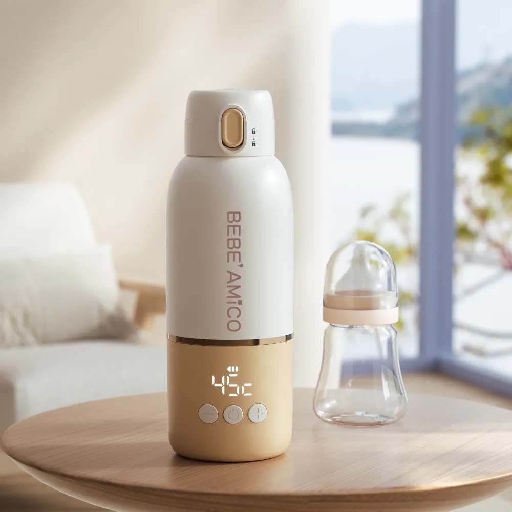 BEBE AMICO 不銹鋼製能溫控恆溫保溫瓶350ml【金寶貝 229249】-細節圖2