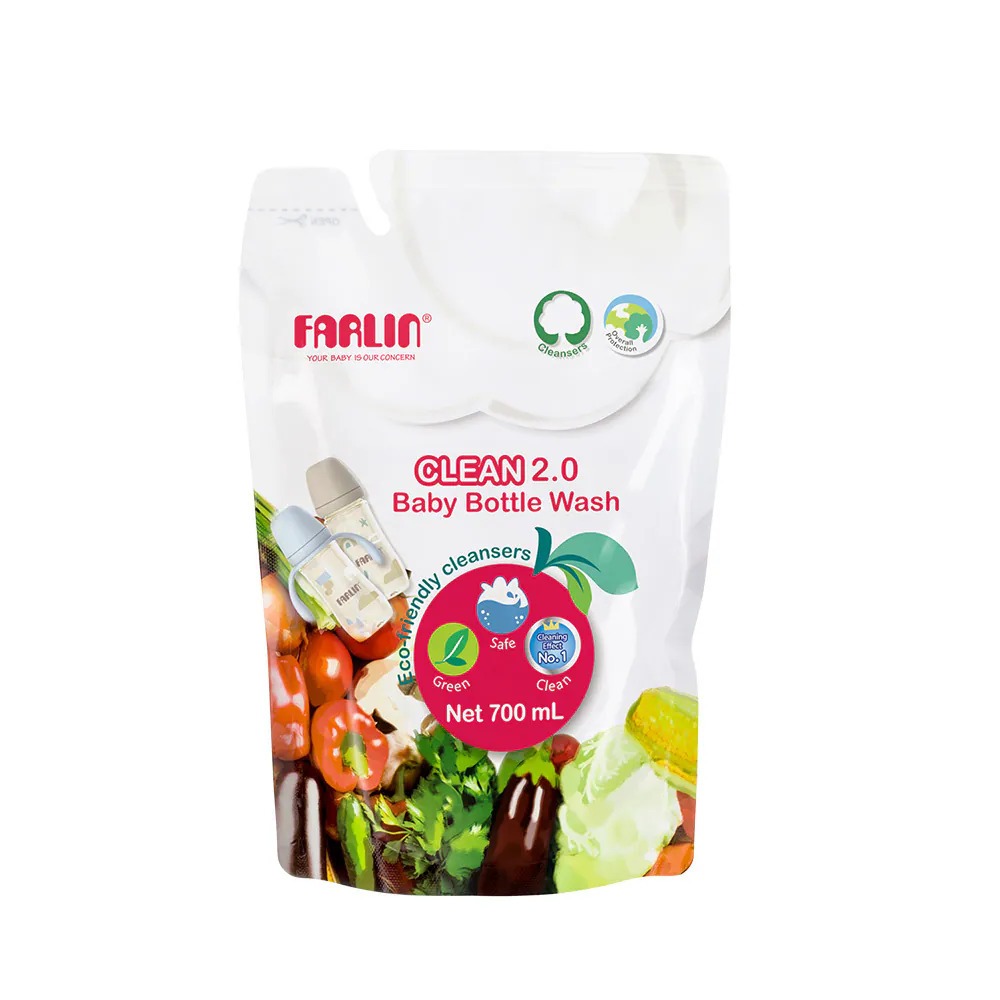 Farlin EcoClean 植物性奶瓶蔬果清潔劑【金寶貝】-細節圖5