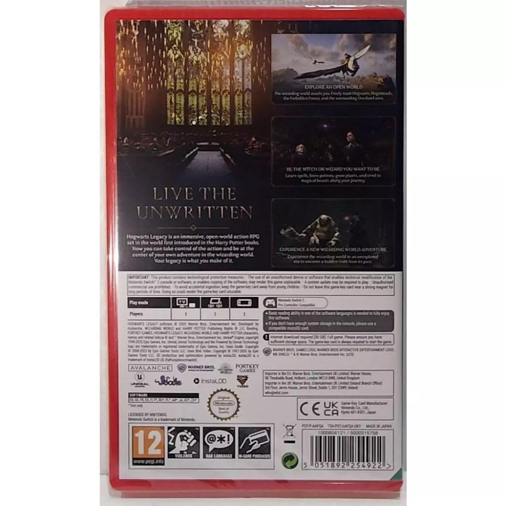 ＜譜蕾兒電玩＞（全新）NS2 霍格華茲的傳承 中文版 【鑰匙卡】-細節圖2