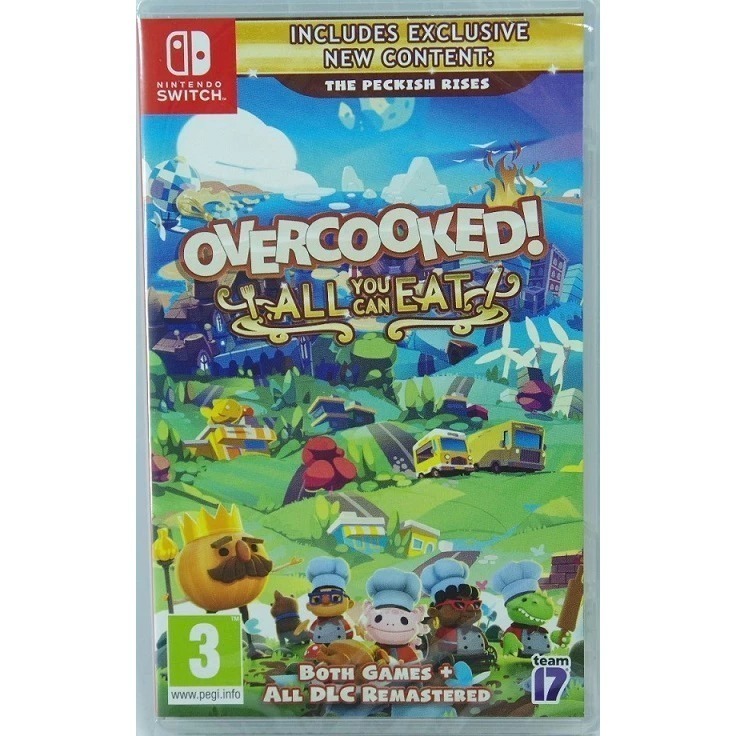＜譜蕾兒電玩＞（全新）NS 胡鬧廚房！全都好吃 中文版 Overcooked! All You Can Eat-規格圖4