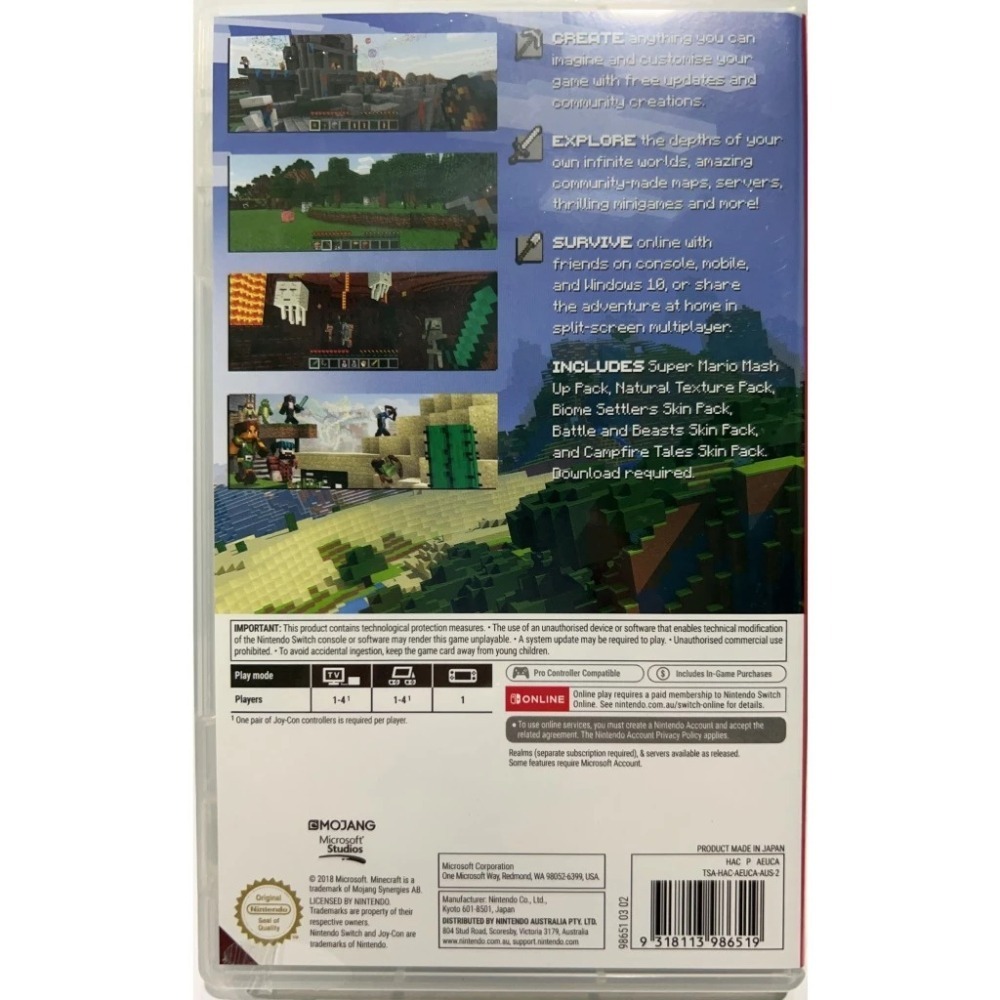 ＜譜蕾兒電玩＞（全新）NS 我的世界 中文版 Minecraft 當個創世神-細節圖2