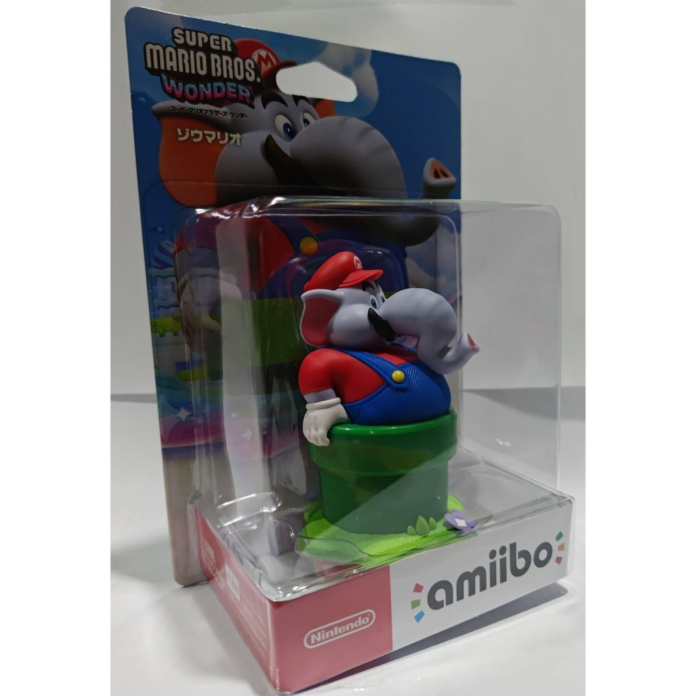 ＜譜蕾兒電玩＞（全新）amiibo 公仔 大象瑪利歐 超級瑪利歐兄弟 驚奇 系列-細節圖2