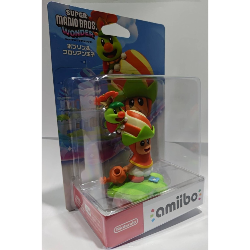 ＜譜蕾兒電玩＞（全新）amiibo 公仔 苞普林&花洛里安王子 超級瑪利歐兄弟 驚奇 系列-細節圖2