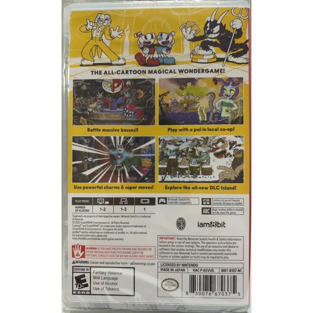 ＜譜蕾兒電玩＞（全新）NS 茶杯頭 簡體中文版 Cuphead-細節圖2