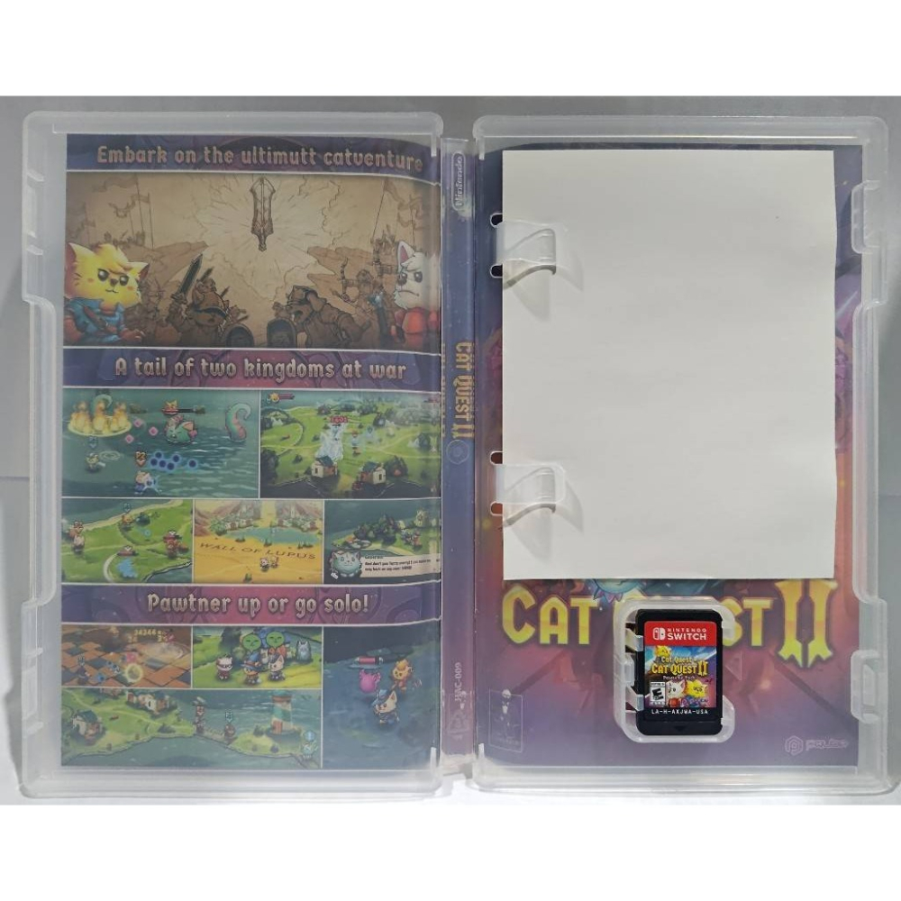 ＜譜蕾兒電玩＞（二手）NS 喵咪鬥惡龍 + 喵咪鬥惡龍 2 : 喵爪合輯 中文版 Cat Quest-細節圖3