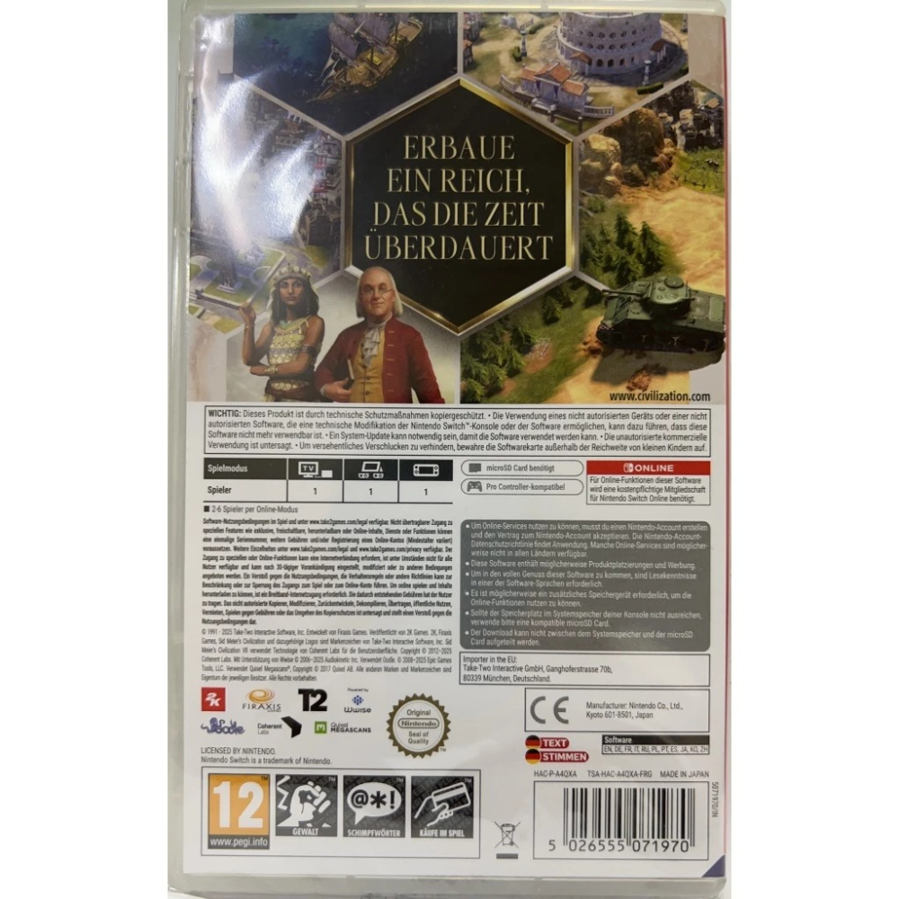 ＜譜蕾兒電玩＞（全新）NS 文明帝國 7 中文版 Sid Meier＇s Civilization VII-細節圖2