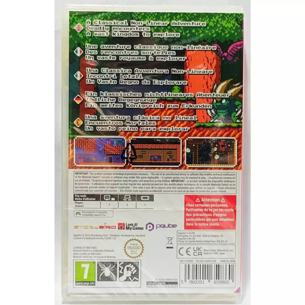 ＜譜蕾兒電玩＞（全新）NS AGGELOS 歐版繁體中文版 Switch 勇者鬥肥龍-細節圖2