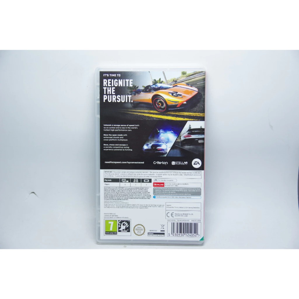 ＜譜蕾兒電玩＞（二手）NS 極速快感：超熱力追緝 重製版 中文版-細節圖2