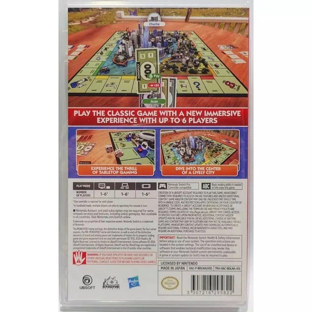 ＜譜蕾兒電玩＞（全新）NS MONOPOLY 地產大亨 港版中文版-細節圖2
