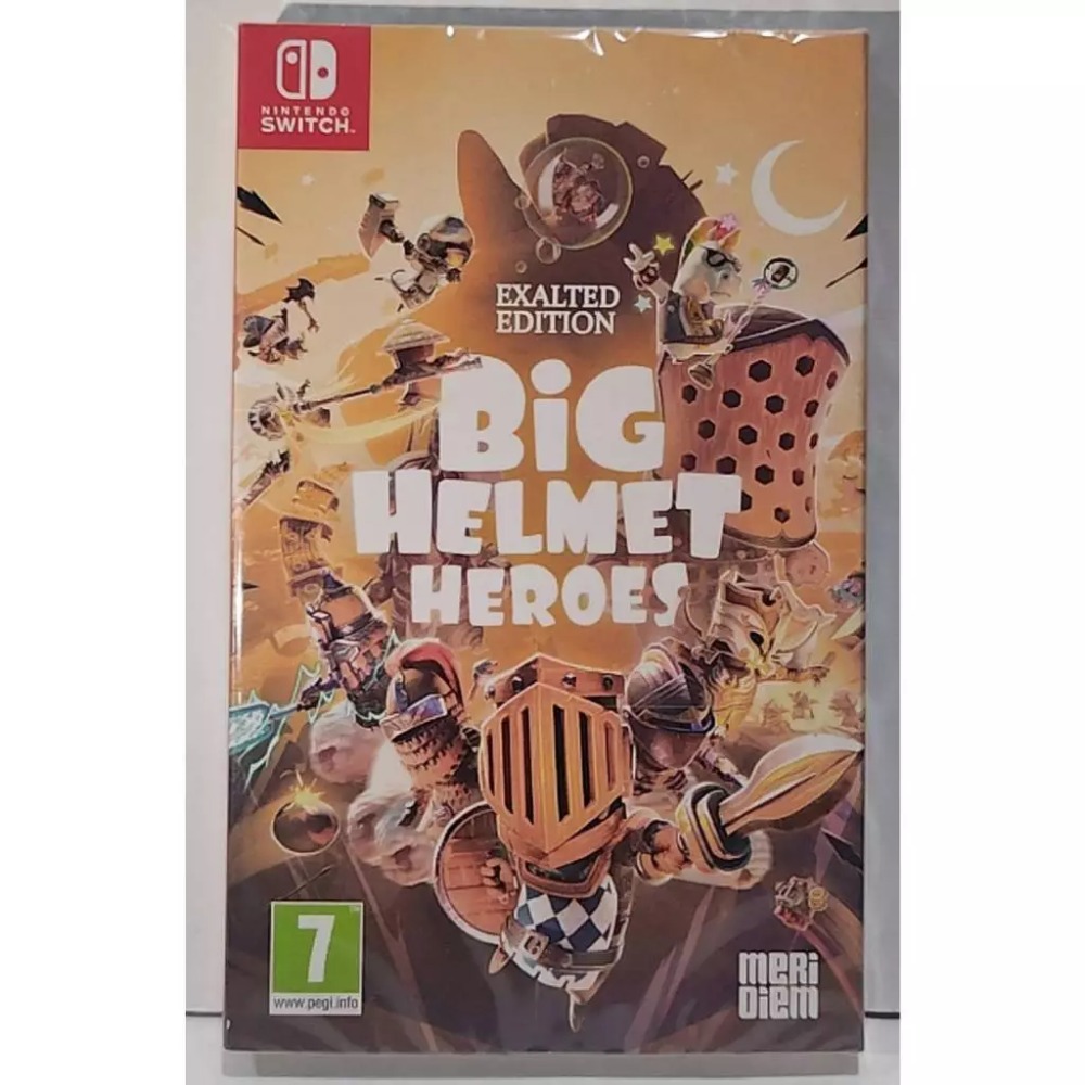 ＜譜蕾兒電玩＞（全新）NS Switch 巨盔英雄 歐版中文版 Big Helmet Heroes-規格圖2