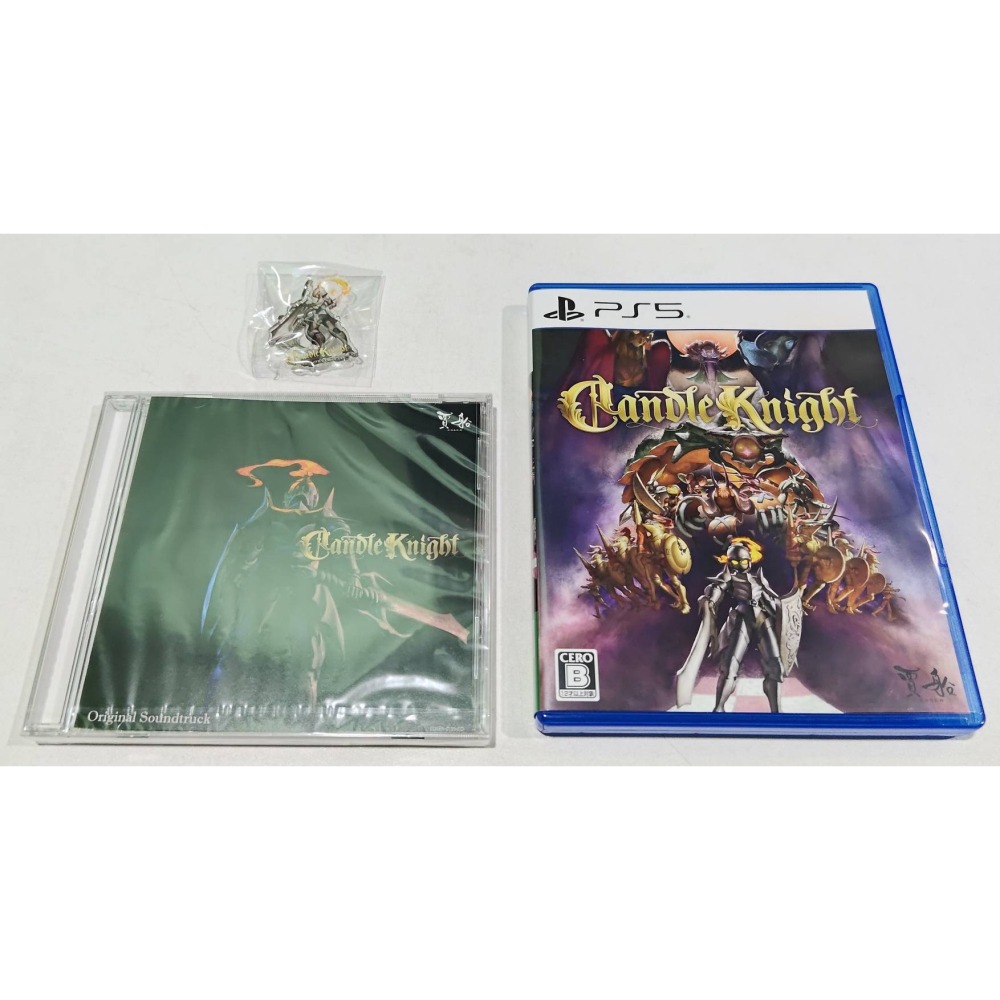 ＜譜蕾兒電玩＞（二手） PS5 《燭火騎士》稀有品 盒裝中文限定版 特典皆未拆-細節圖5