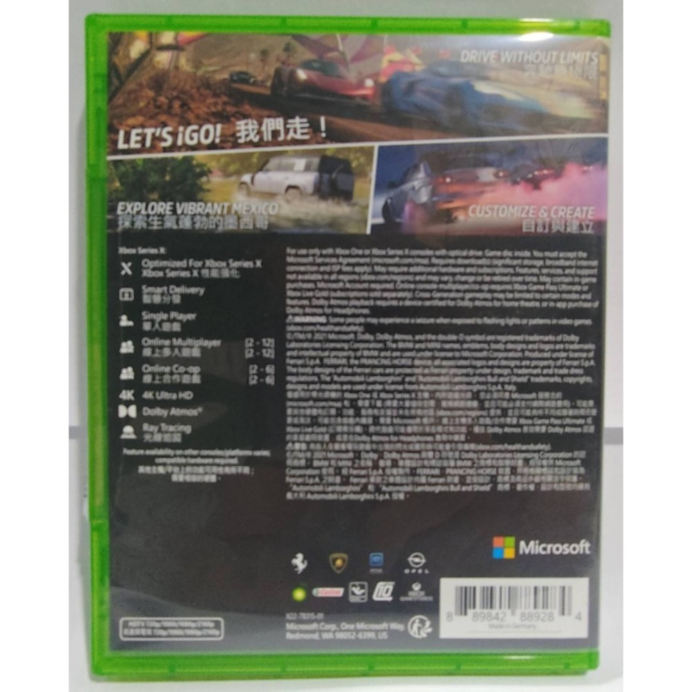 ＜譜蕾兒電玩＞（二手）XBOX 極限競速：地平線 5 中文版-細節圖2