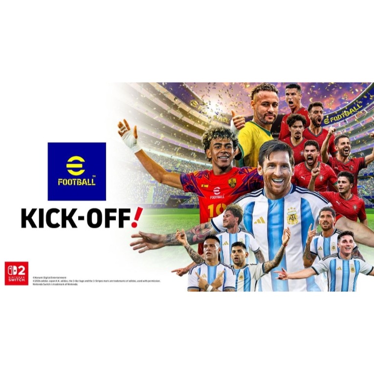 ＜譜蕾兒電玩＞（全新） NS2 eFootball Kick-Off! 日版中文版-細節圖3