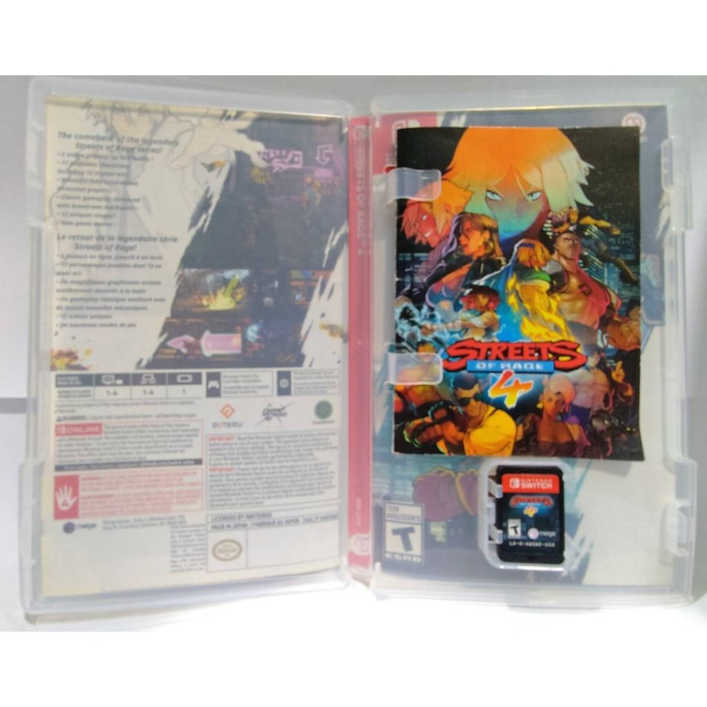 ＜譜蕾兒電玩＞（二手）NS 格鬥三人組 4 Streets of Rage 4 美版英文版-細節圖3