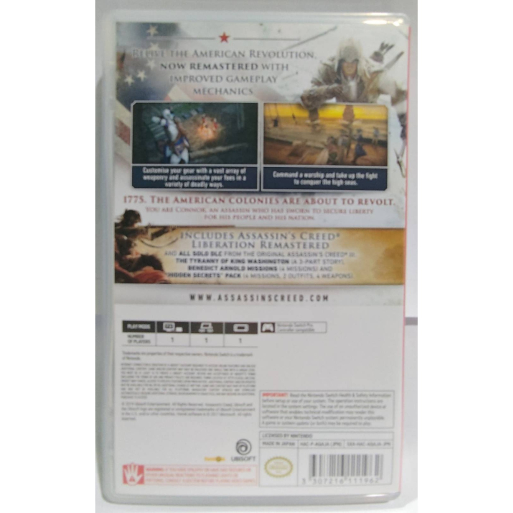 ＜譜蕾兒電玩＞（二手）NS 刺客教條 3 重製版 歐版中文版-細節圖2
