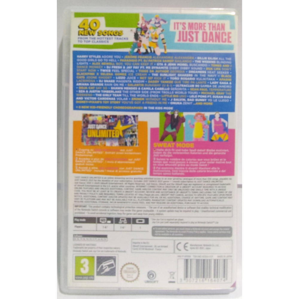 ＜譜蕾兒電玩＞（二手）NS 舞力全開 2021 歐版中文版 Just Dance 2021-細節圖2