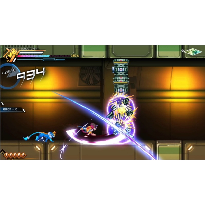 ＜譜蕾兒電玩＞（預購）NS2 蒼藍雷霆 GUNVOLT 三稜合極 中文版-細節圖3