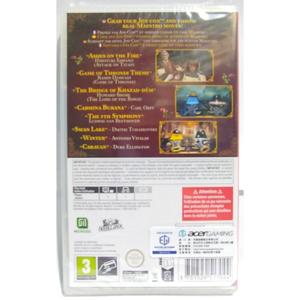 ＜譜蕾兒電玩＞（全新）NS 指揮大師 MAESTRO 中文版-細節圖2