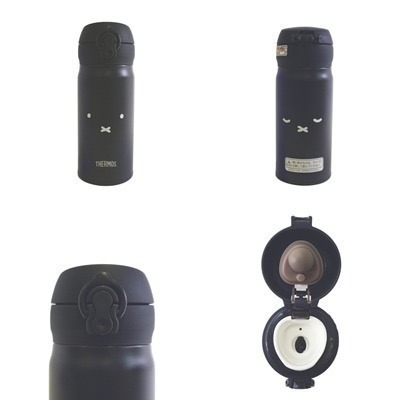 日本大缺貨 米菲兔Miffy 保溫瓶  專賣店限定 居家膳魔師 直飲式 米菲風格限量時尚杯  350 500ml-規格圖1