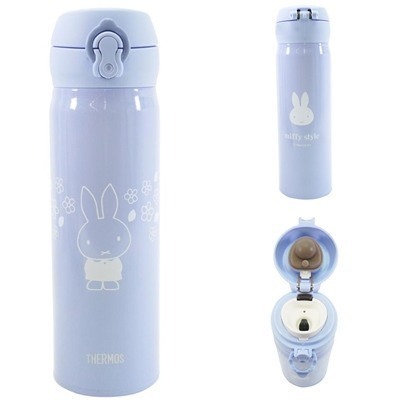 日本大缺貨 米菲兔Miffy 保溫瓶  專賣店限定 居家膳魔師 直飲式 米菲風格限量時尚杯  350 500ml-規格圖1