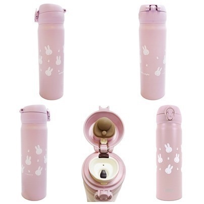 日本大缺貨 米菲兔Miffy 保溫瓶  專賣店限定 居家膳魔師 直飲式 米菲風格限量時尚杯  350 500ml-規格圖1