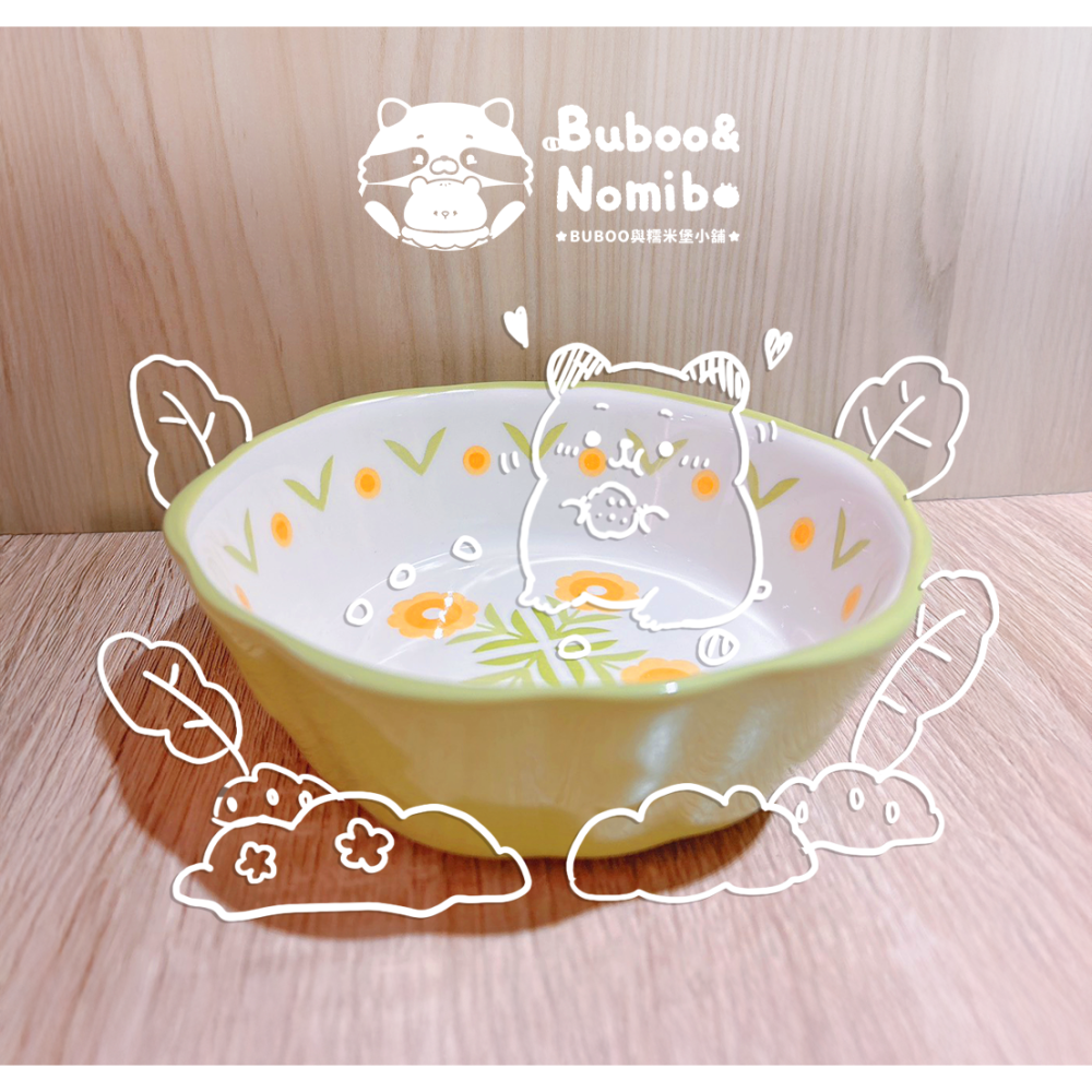 🍔現貨供應🍔 萬象花蓉陶瓷碗 15.3cm 大食盆-細節圖3