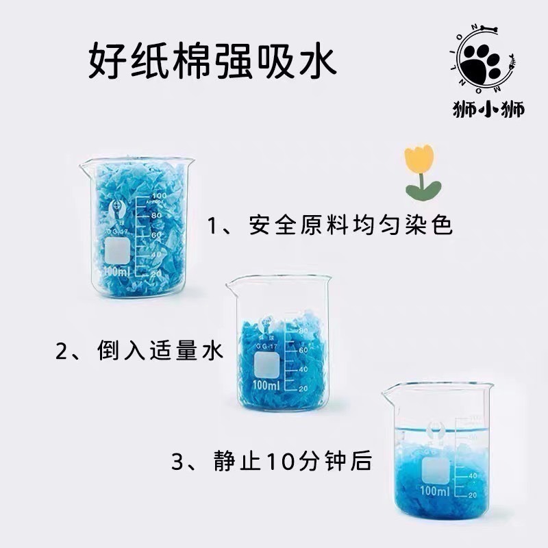 🍔現貨供應🍔 獅小獅紙棉 400g 倉鼠墊料-細節圖3