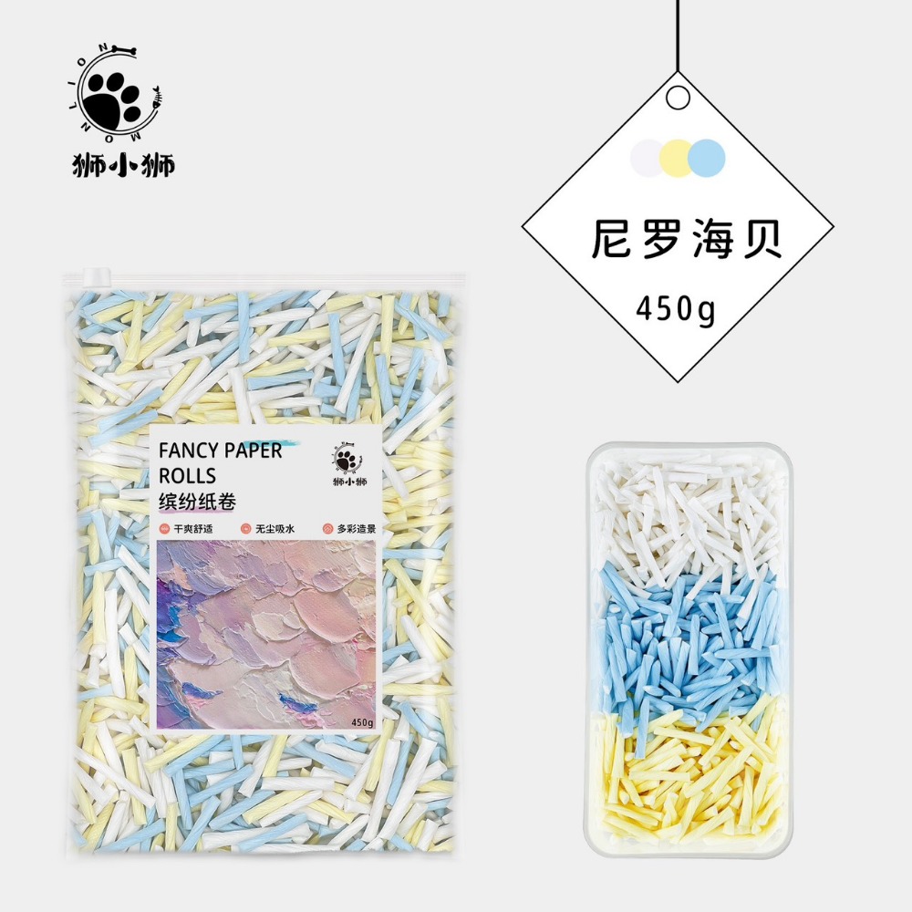 🍔現貨供應🍔 獅小獅紙捲 400g 倉鼠墊料-規格圖1