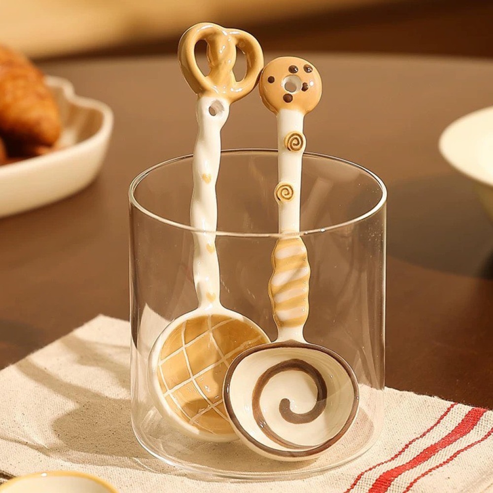 ✨新品現貨上架✨ 甜點派對 甜心陶瓷湯匙-細節圖3