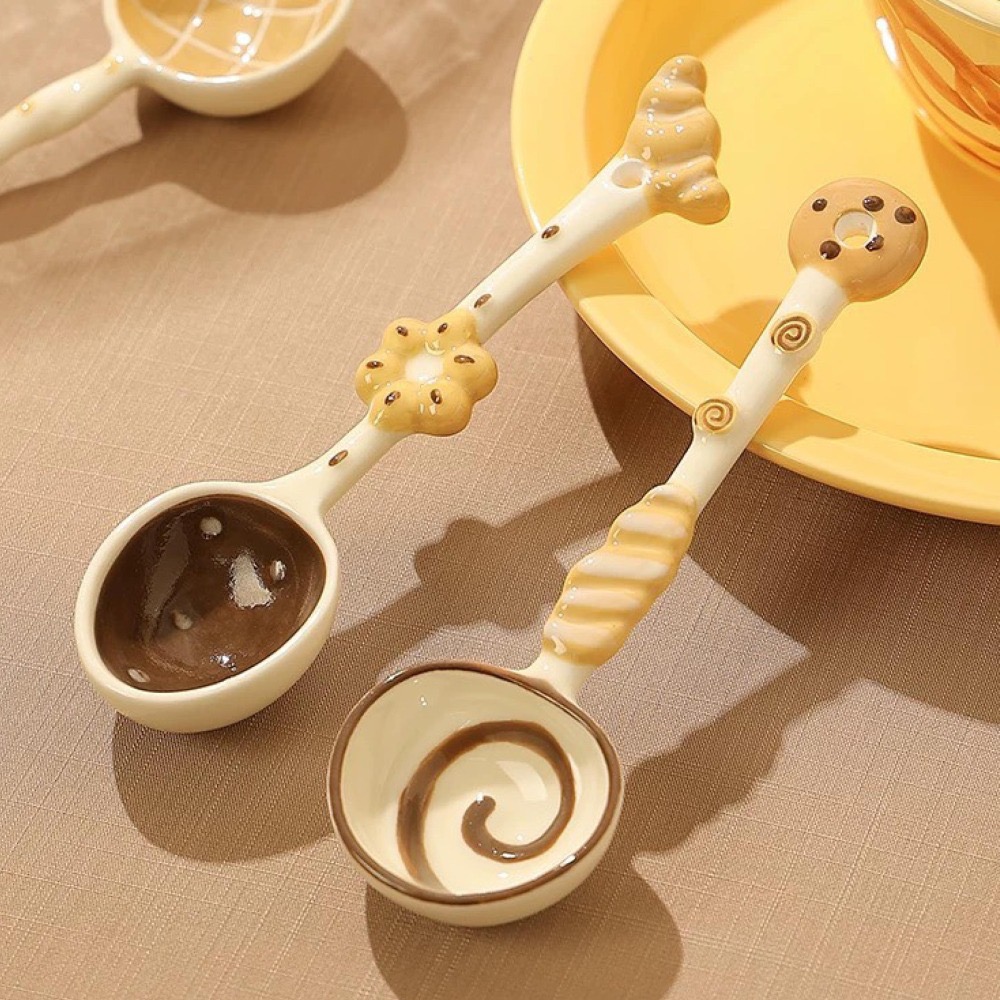 ✨新品現貨上架✨ 甜點派對 甜心陶瓷湯匙-細節圖4