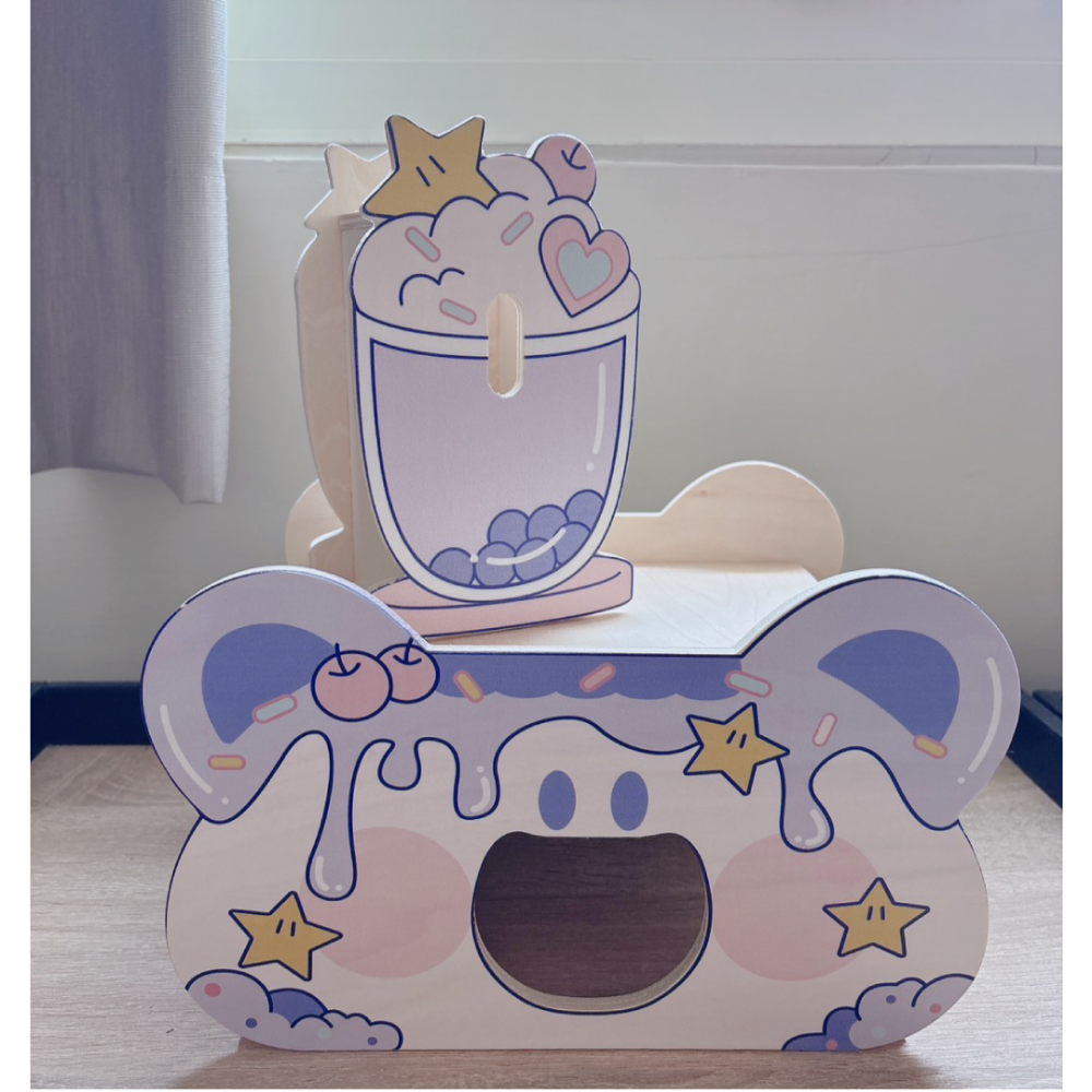 🍔現貨🍔 卡諾棉花糖星球家具 倉鼠家具 倉鼠躲避窩-細節圖6