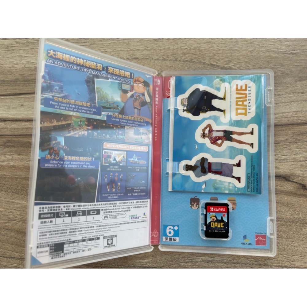 二手 NS Switch 潛水員戴夫 週年紀念版 中文版 潛水員 戴夫 週年-細節圖2