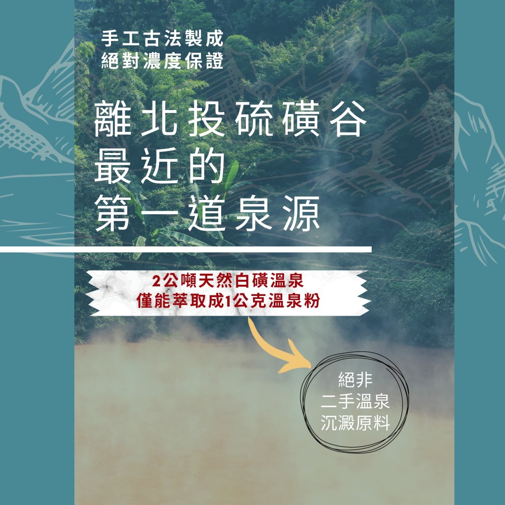 北投白磺溫泉粉【堅持不漲價】免運100%純天然大芳白粉廠<單次用25入超值組>泡澡粉入浴劑足浴 旅行包 婚禮小物-細節圖2