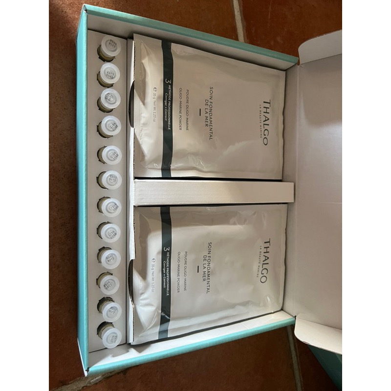 🌹公司現貨🌹買3送1集水霜 Thalgo 水蛋白多醣12次護理組 軟膜 療程 Mary cohr-細節圖2