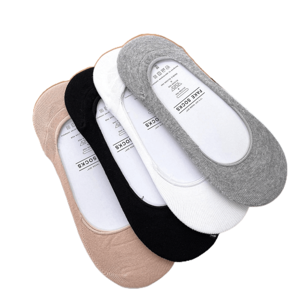 Anyshop 韓國襪 素色 娃娃鞋 高跟鞋襪 隱形襪 後跟止滑設計 素色 好穿搭 不露出鞋 後跟止滑膠條N506-細節圖2