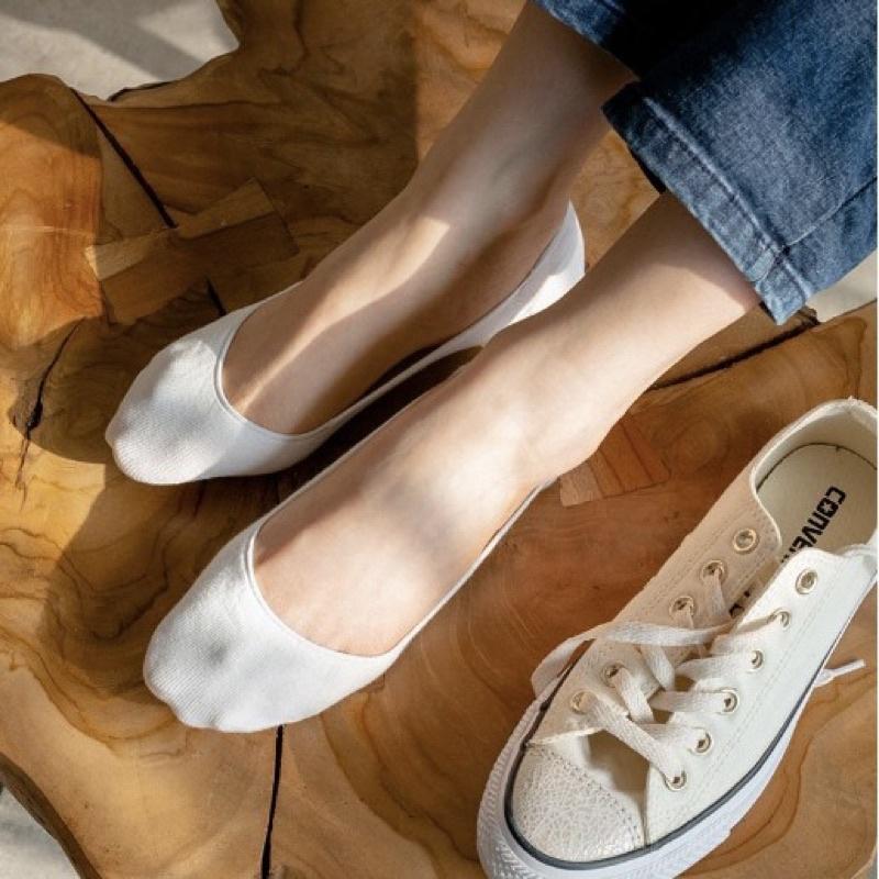 Anyshop 韓國襪 素色 娃娃鞋 高跟鞋襪 隱形襪 後跟止滑設計 素色 好穿搭 不露出鞋 後跟止滑膠條N506-細節圖4