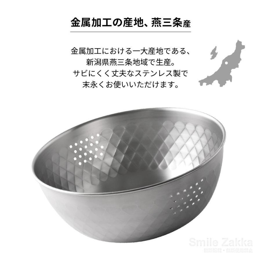 【長期代購】逸品物創 不鏽鋼格菱紋洗米盆Ø18cm-細節圖7