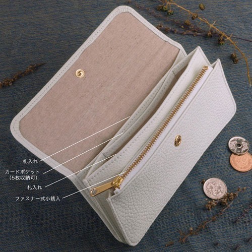 【長期代購】日本製 極薄款翻蓋長皮夾-細節圖2