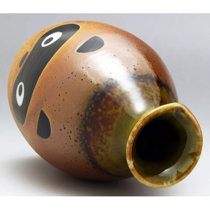 【長期代購】日本製 信楽燒狸貓陶瓷酒器 清酒瓶組 一壺兩杯-細節圖5