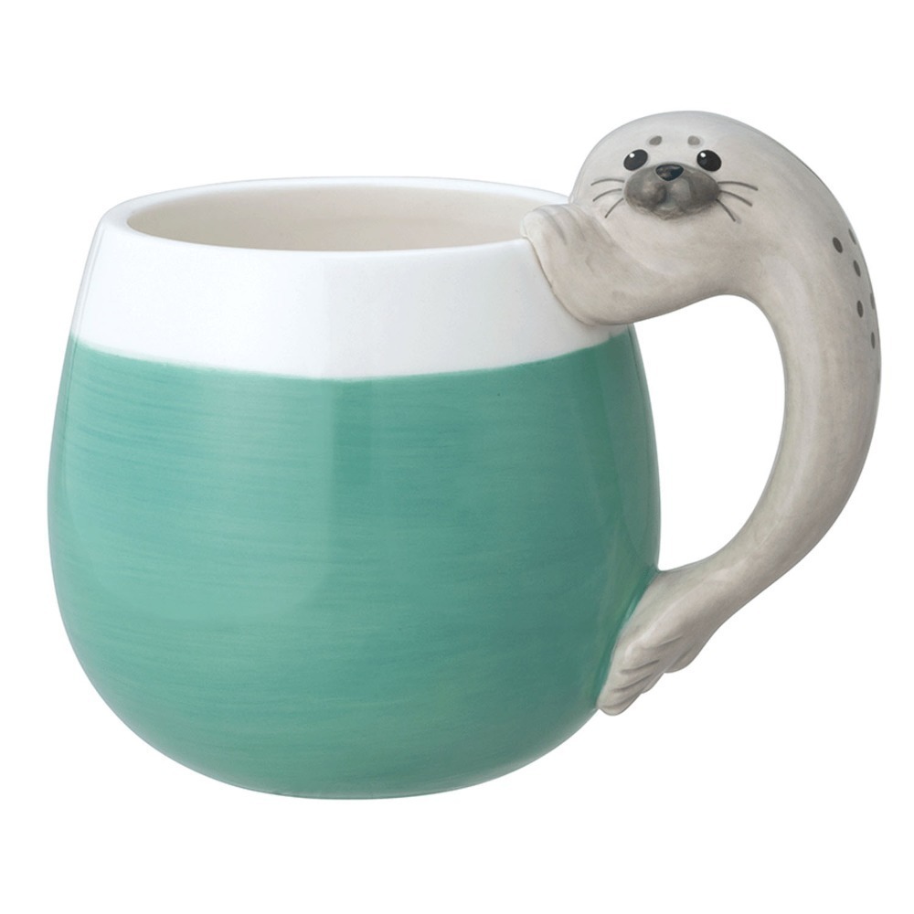 【長期代購】DECOLE 海豹馬克杯250ml-規格圖2