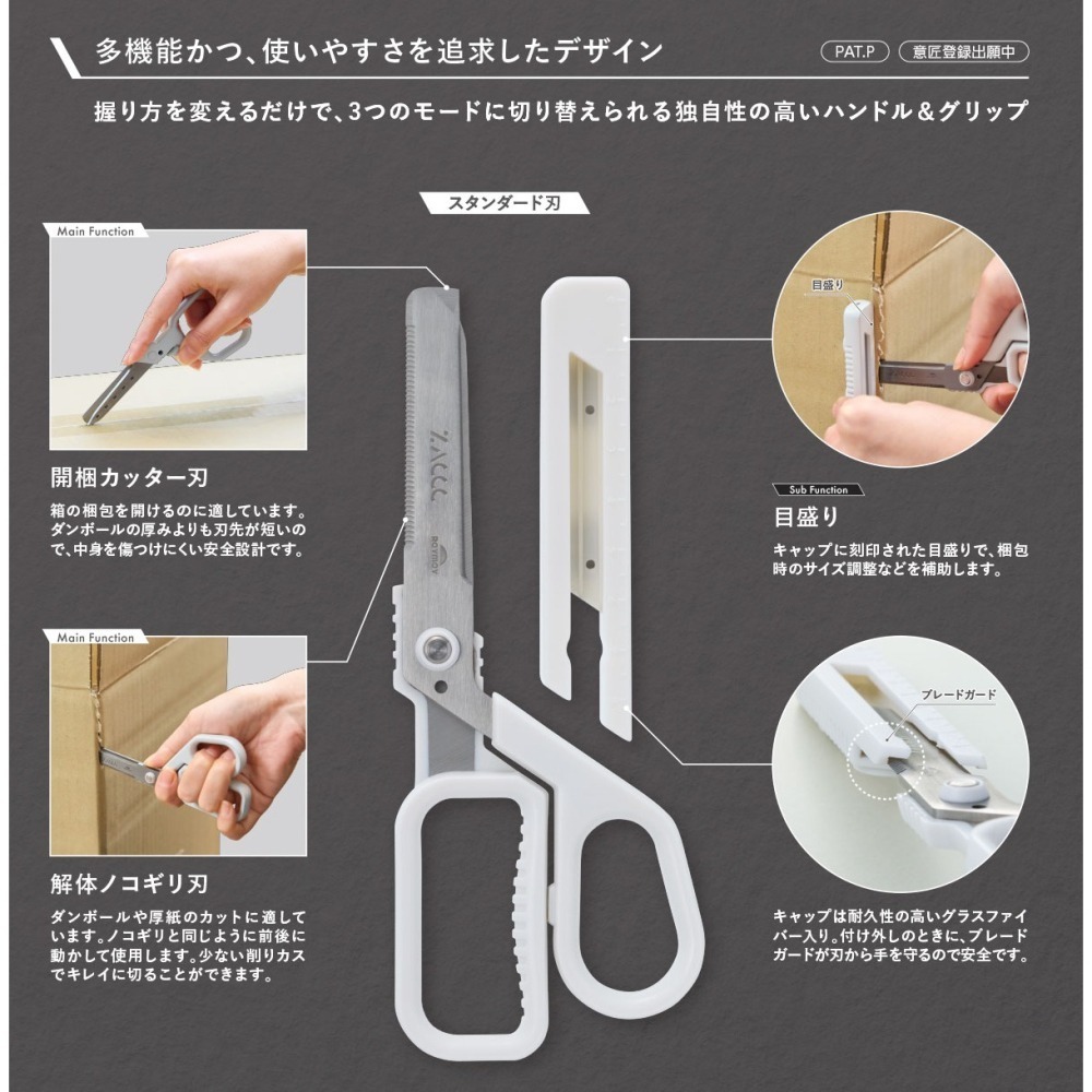 【長期代購】ZACCC多功能剪刀-細節圖2