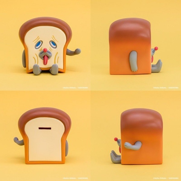 日本代購㋋ 不好吃崩潰表情的麵包小偷存錢筒-細節圖4