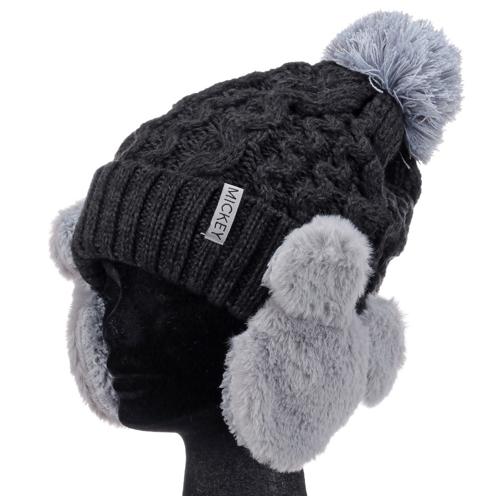 日本代購㋊  米奇針織帽-規格圖1